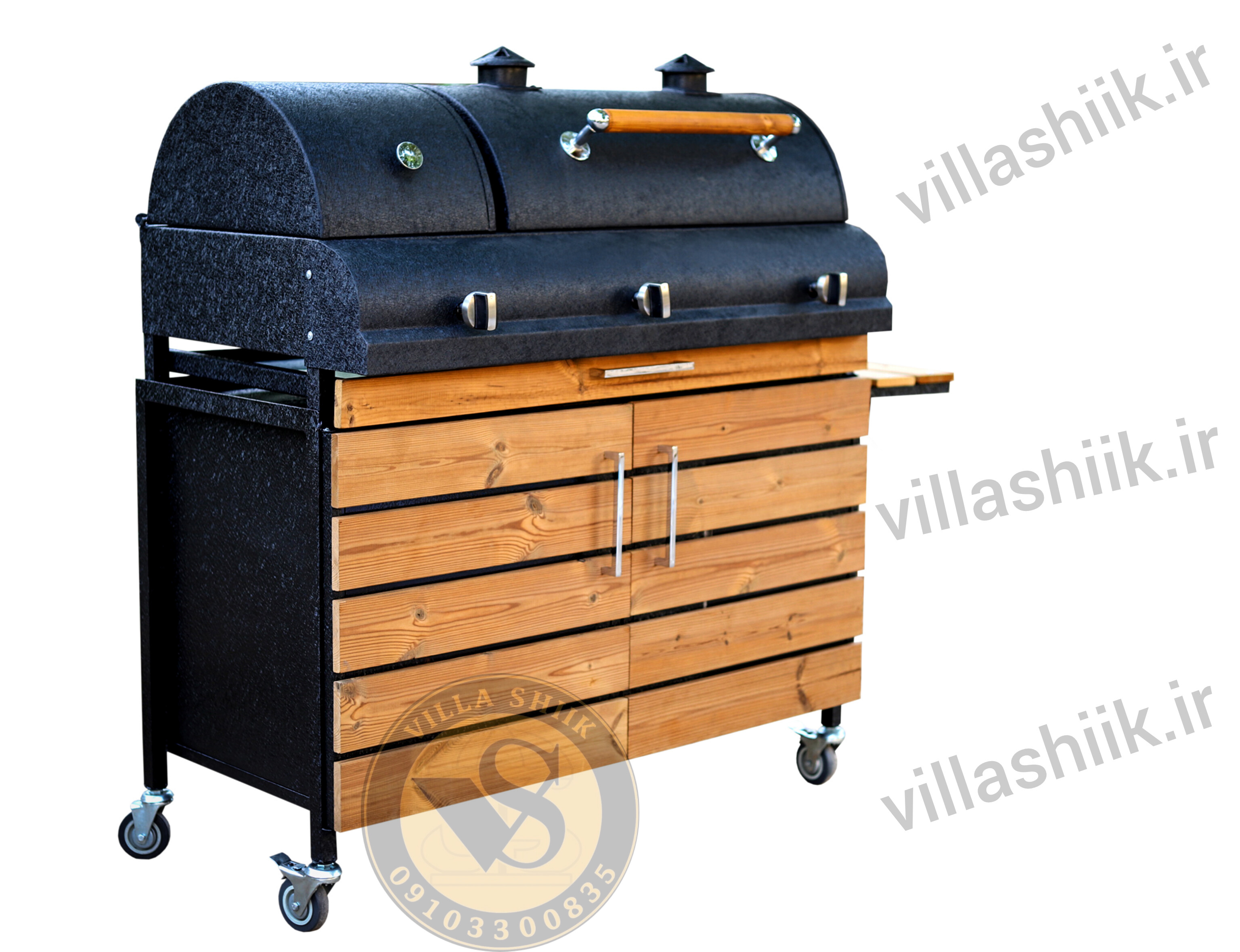 باربیکیو کابینت دار پلوپزدار مدل ساحل